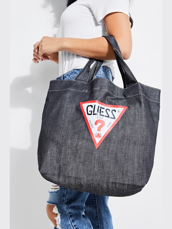 Guess washed jeans bag clearance