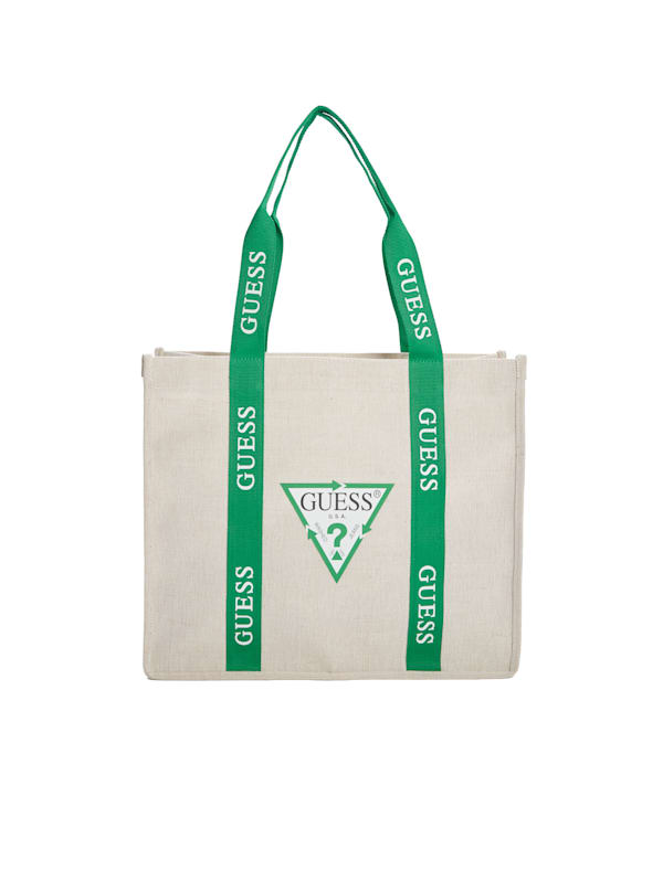 Guess canvas tote bag top