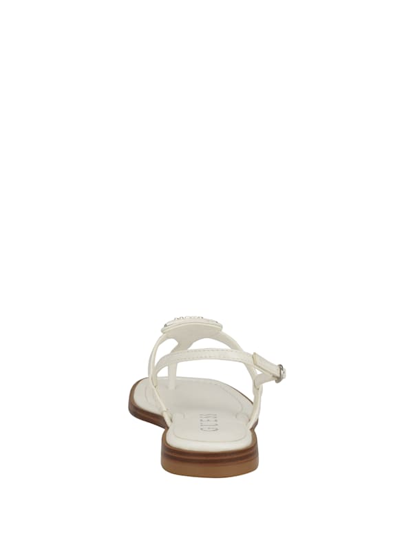 Guess white sandals best sale