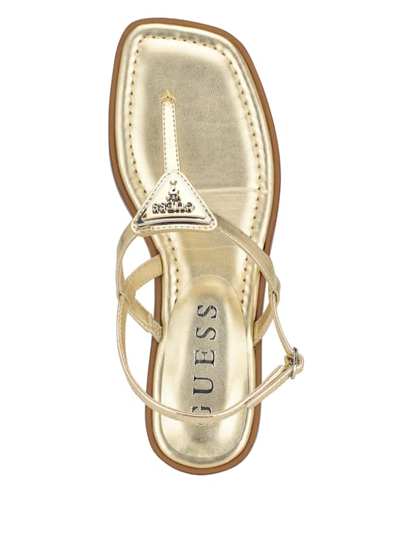 Guess t strap sandals outlet