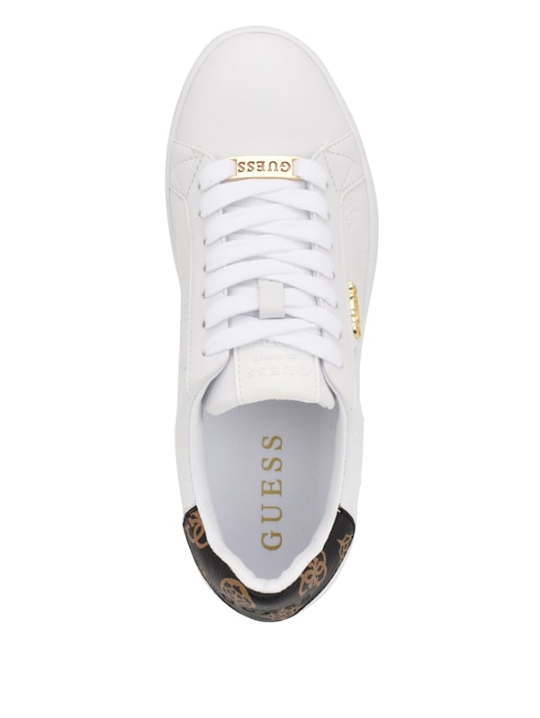 GUESS Renzy Debossed Logo Low top Sneakers White 7