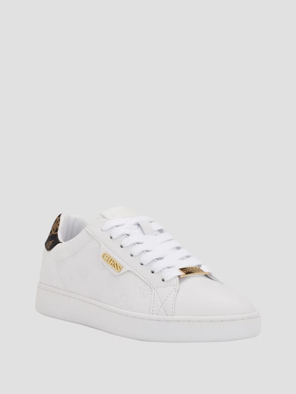 Guess white sales pumps