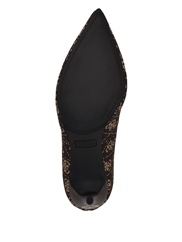 GUESS Richery Sock Booties Brown 7.5