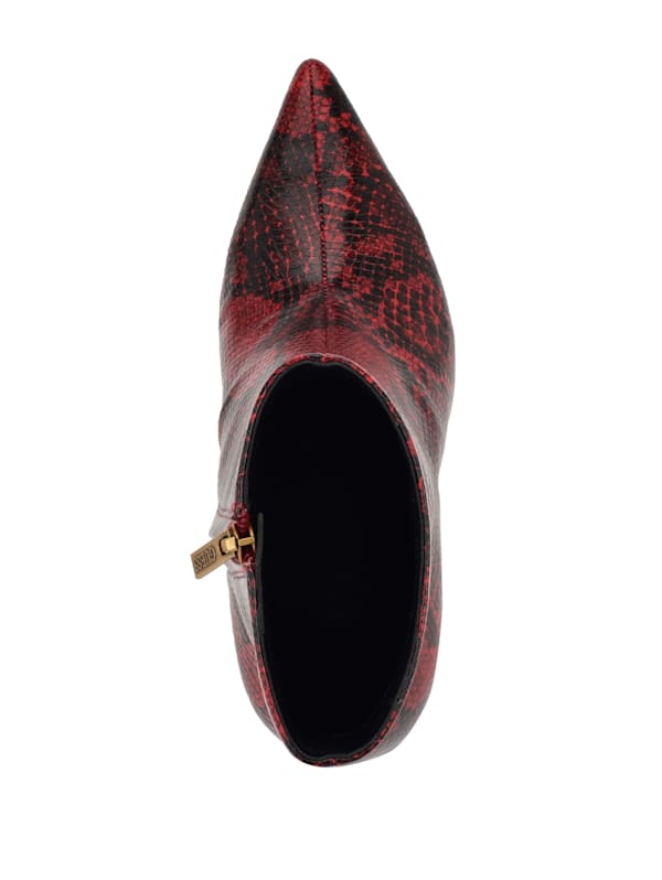 Guess red booties discount