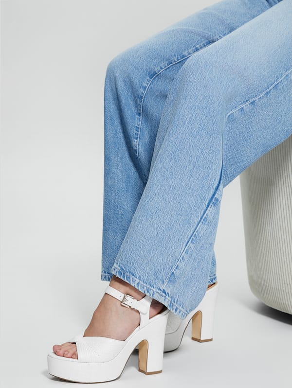 Guess blue heels new arrivals