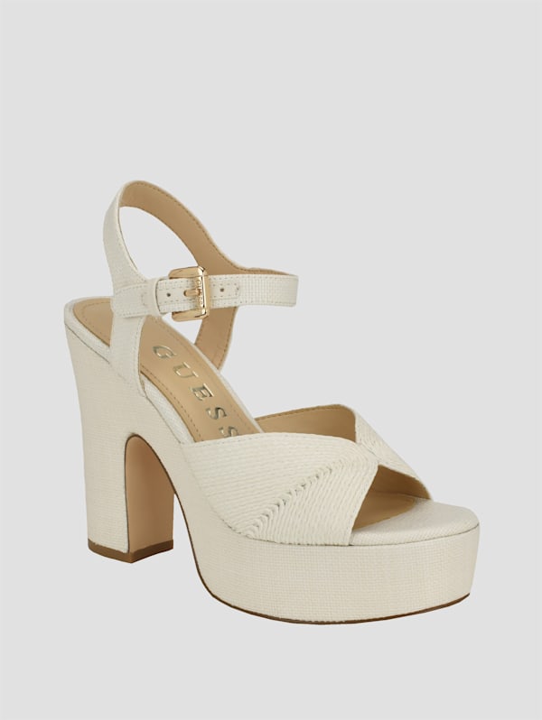 Guess block heels new arrivals