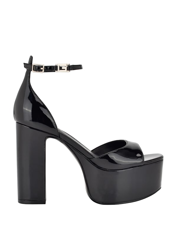 Guess heels black hotsell