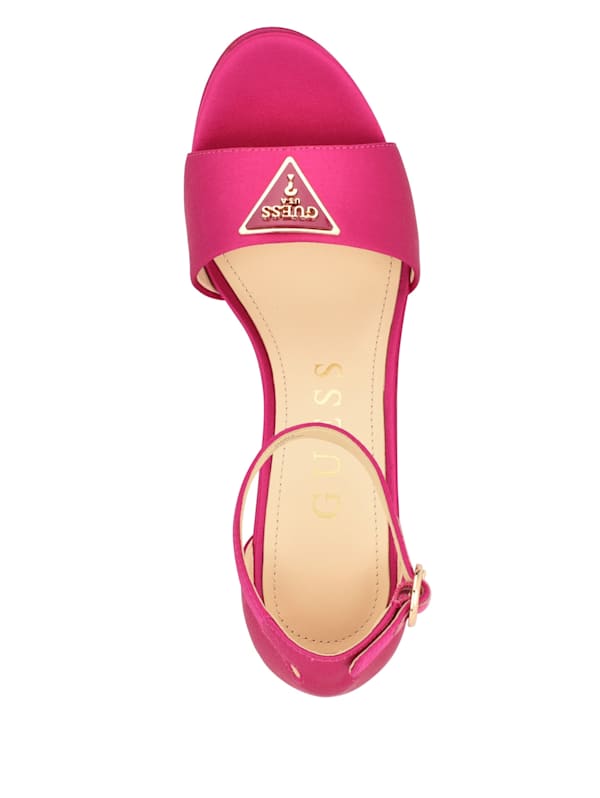 Pink guess heels discount