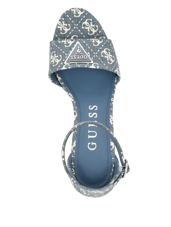 Guess denim shoes sales
