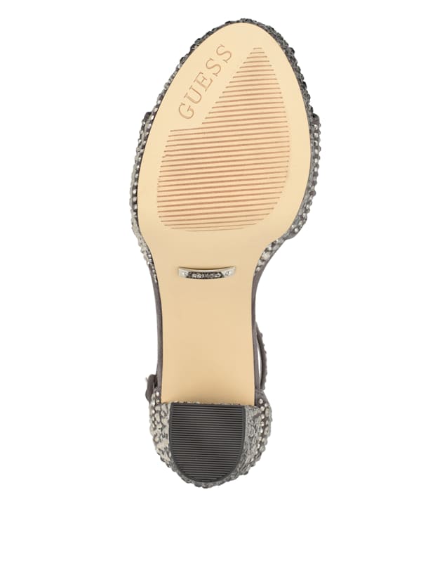 Setone Rhinestone Platform Heels GUESS