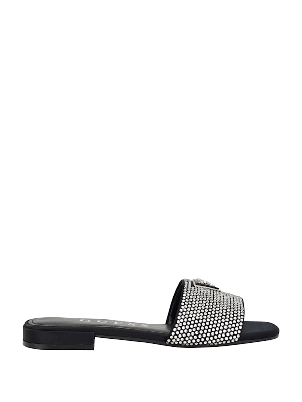 Guess rhinestone slides outlet