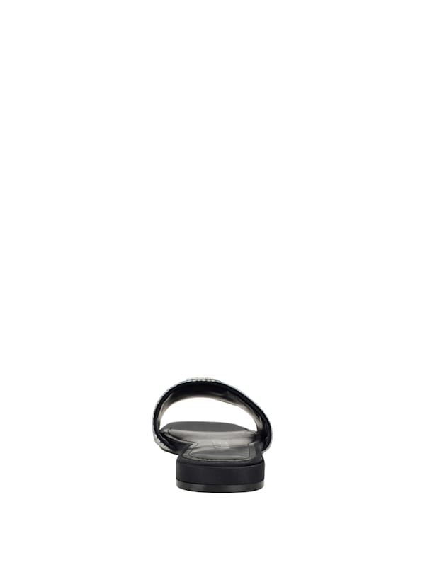 Guess best sale rhinestone slides