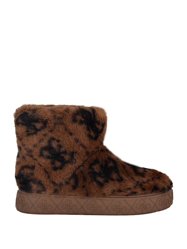 United Quattro G Faux Fur Booties GUESS
