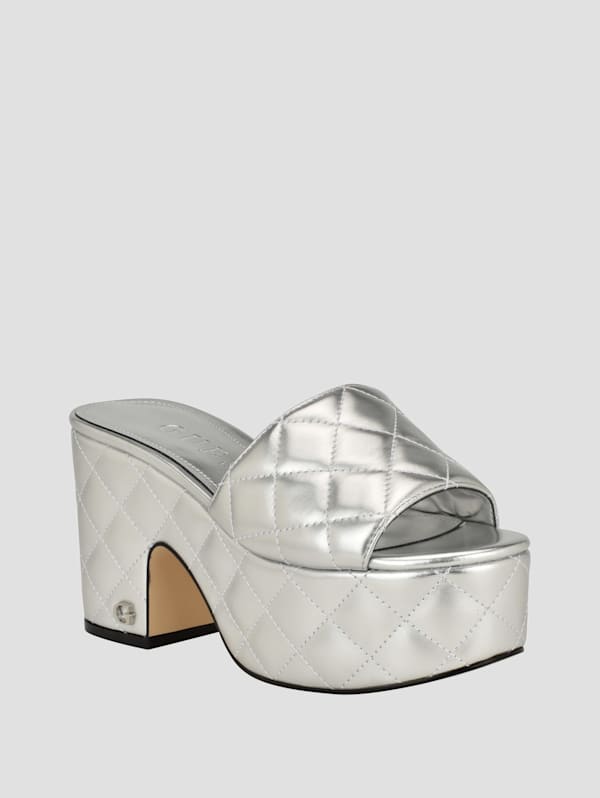 Quilted mules hot sale
