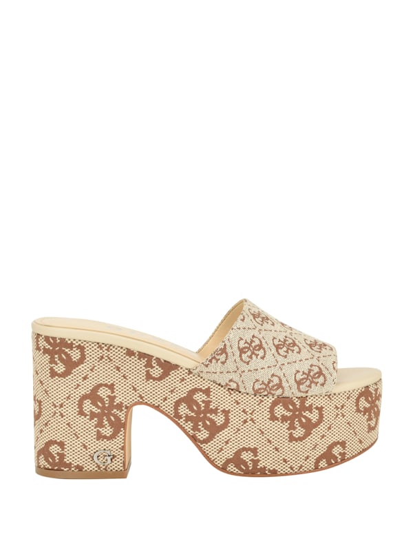 Yapplea Quattro G Platform Mules GUESS