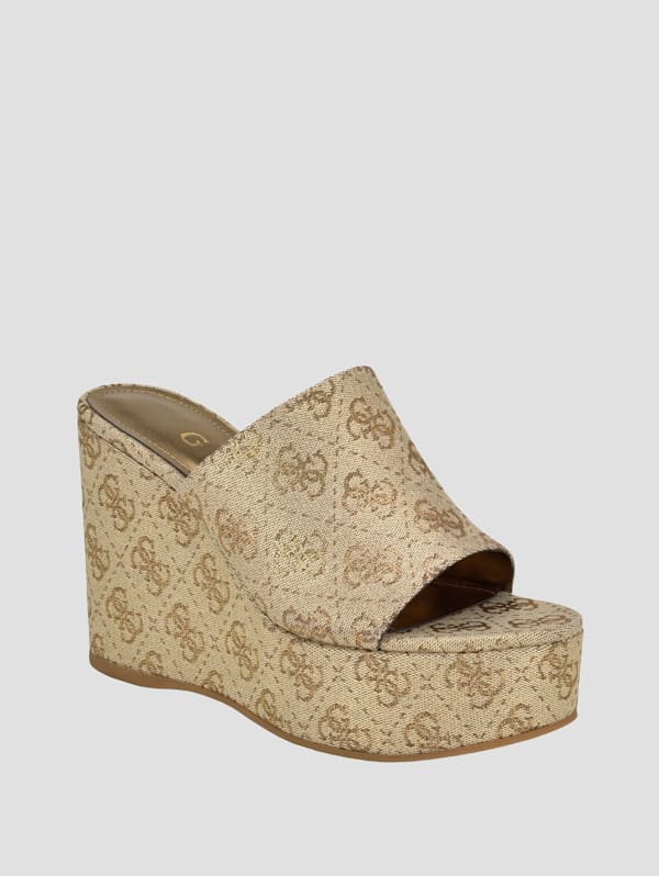 Yenise Quattro G Platform Wedges GUESS