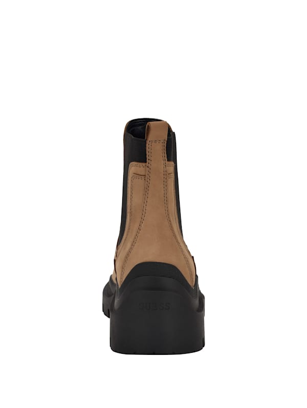 GUESS Yesses Signature Chelsea Booties Beige 8