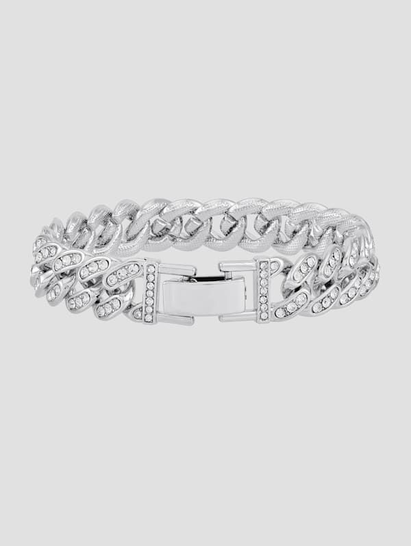 Guess silver bracelet sales