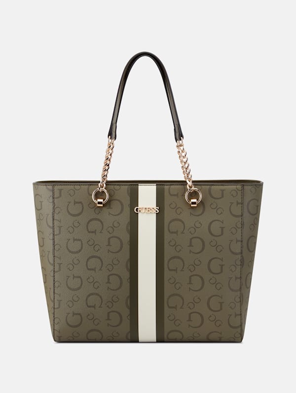 Brecken Logo Tote GUESS Factory