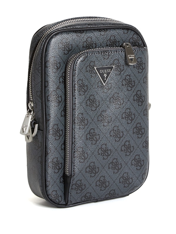 Guess sling bag black best sale