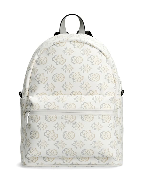 Guess white mini backpack clearance