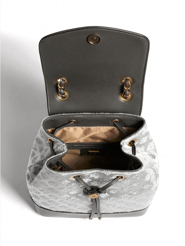 Guess cornelia best sale velvet mini backpack