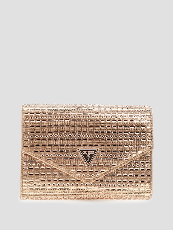 Dofy Crystal Clutch | GUESS