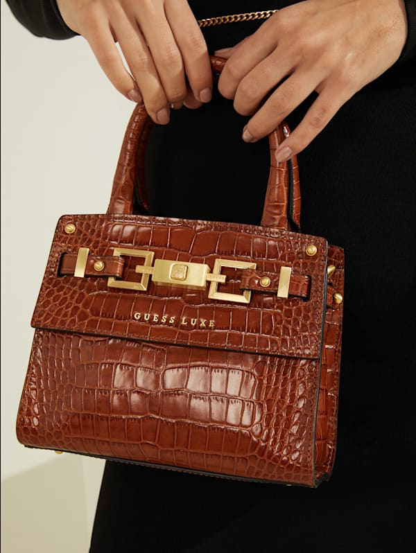 Guess genuine leather bag clearance