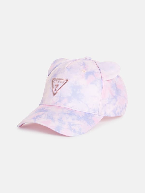 Tie Dye Cat Ears Baseball Hat GUESS Factory Ca