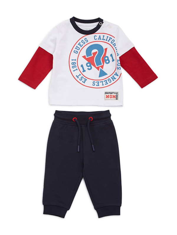 Guess baby hot sale crew logo tee