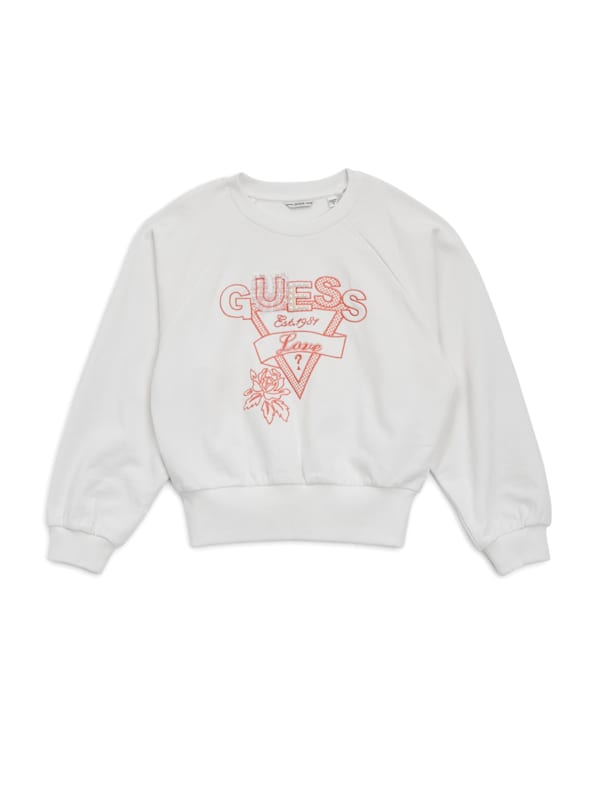 Raglan Logo Active Sweatshirt 7 16 GUESS Canada