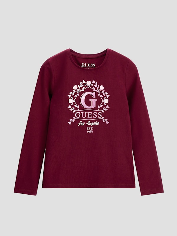 Eco Signature Tee 7 16 GUESS