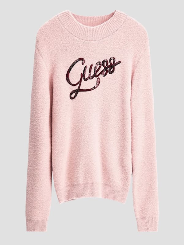 Pink shop guess sweater
