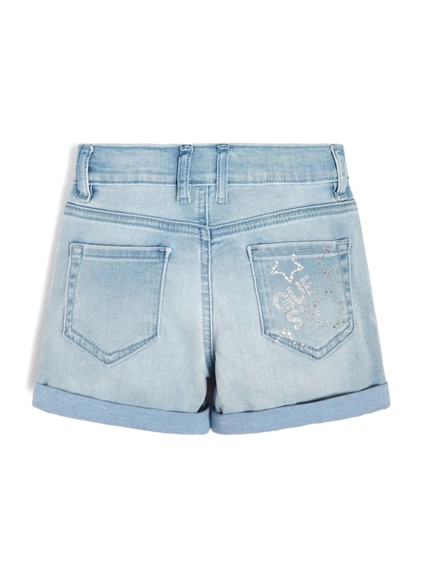 Star Stretch Denim Shorts 7 16