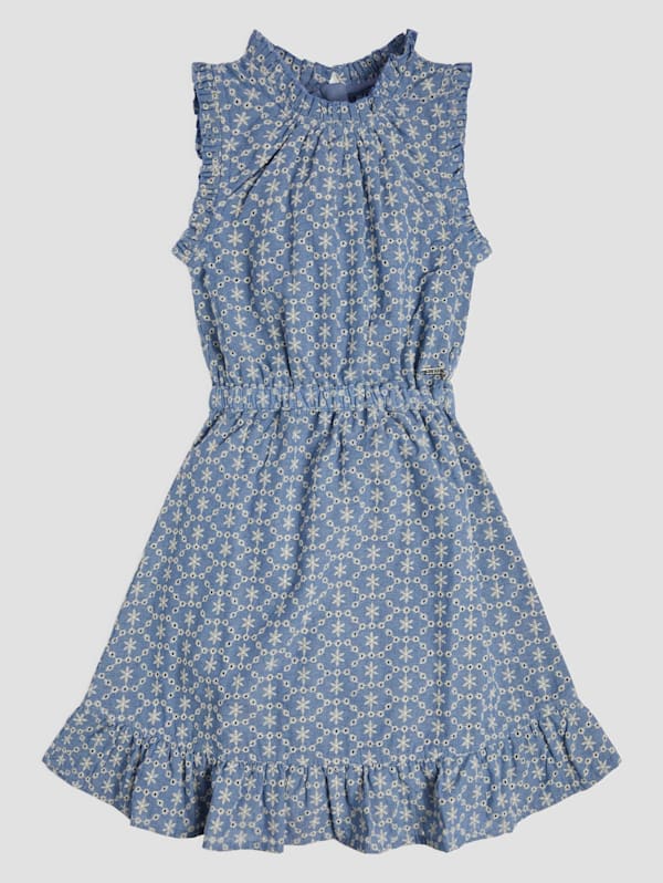 Sangallo Chambray Dress 7 16 GUESS