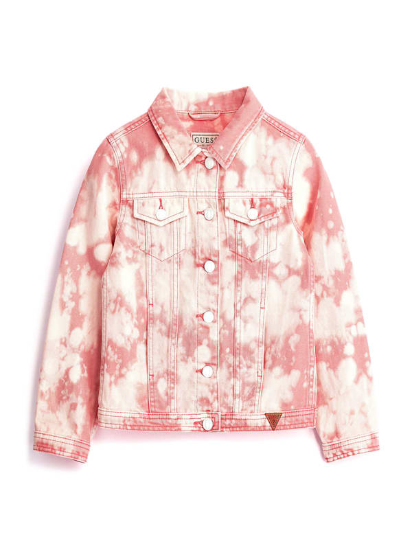Laney Oversized Denim Jacket Kids 7 16 GUESS Canada