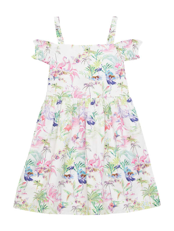 Poplin Off the Shoulder Dress 7 16