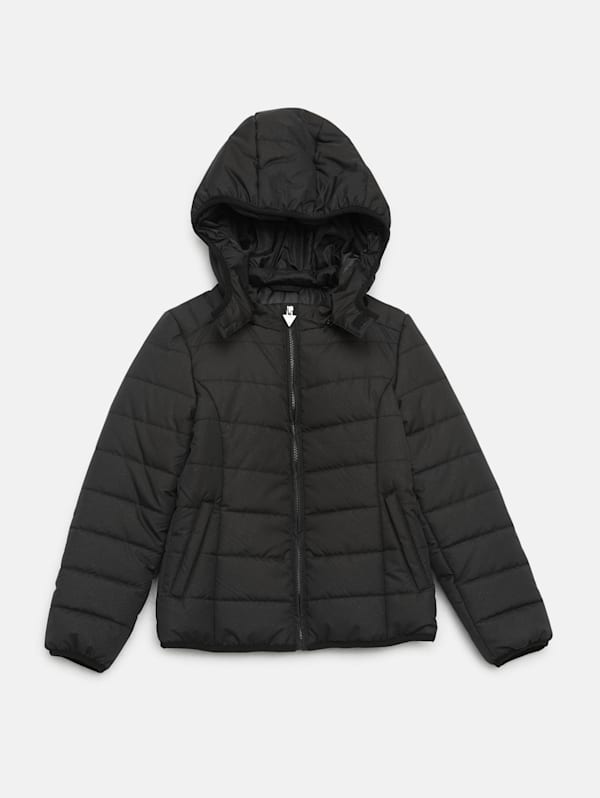 Glitter puffer deals jacket