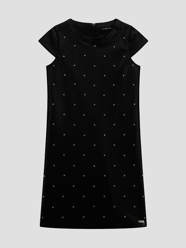 Guess black leather new arrivals dress