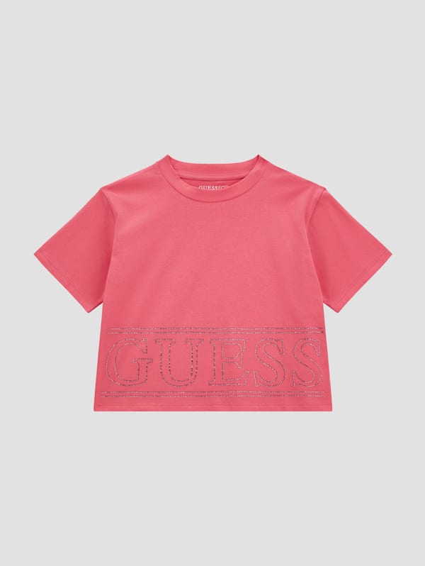 Eco Rhinestone Tee 7 14 GUESS Canada