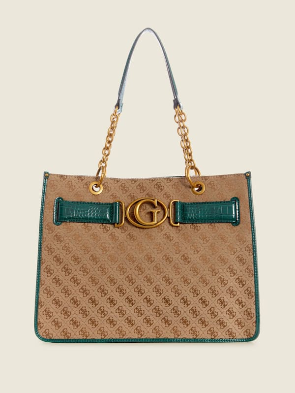 Gucci Rajah Large Leather Tote Shoulder Bag for Women