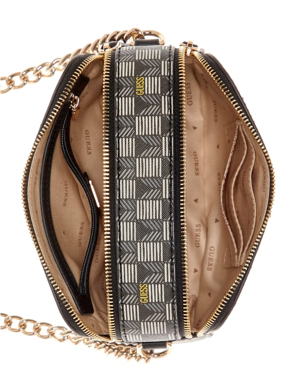 GUESS G Wave Camera Crossbody Black One Size