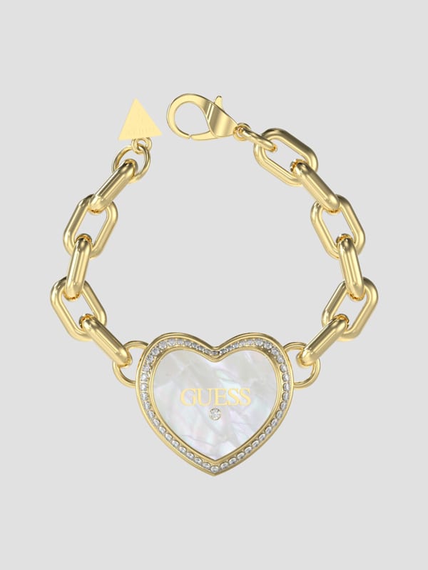 Pearl heart bracelet new arrivals