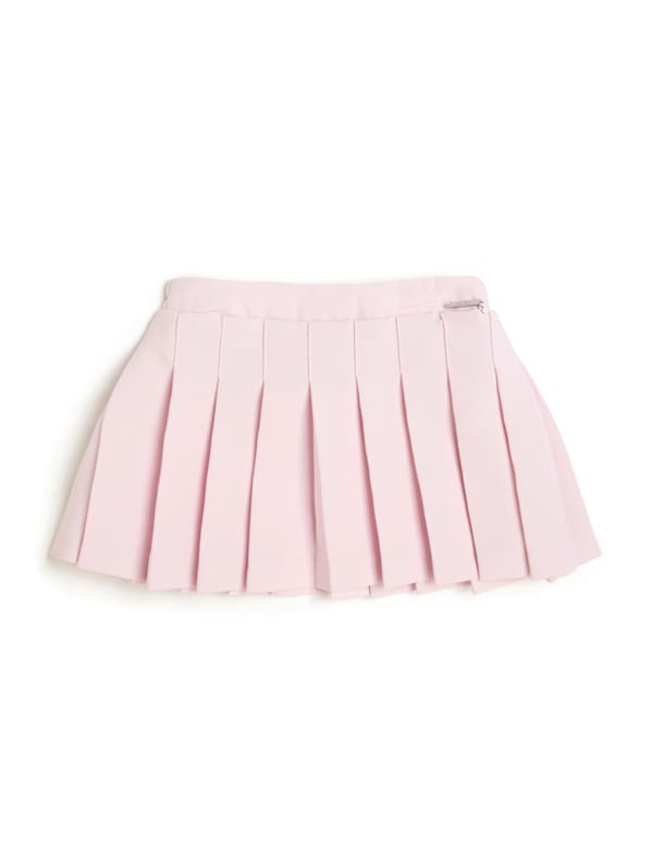 Pink pleated skirt canada sales