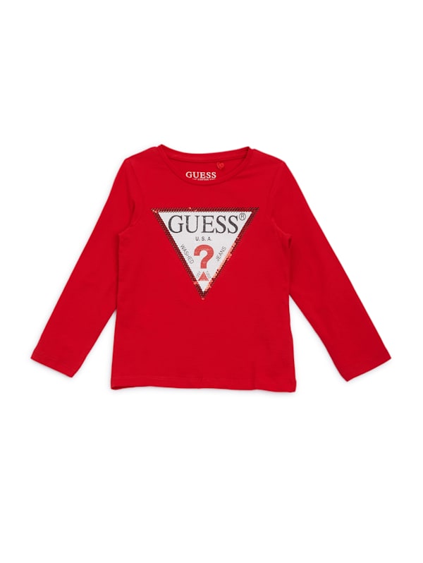 Guess logo tee deals