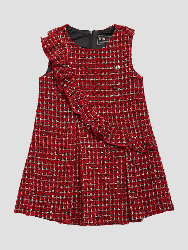 Tweed sales red dress