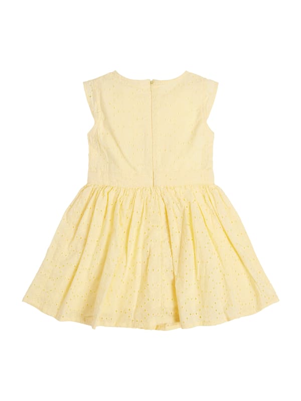 Guess yellow lace sales dress