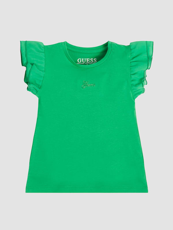 Green and orange guess shirt cheap