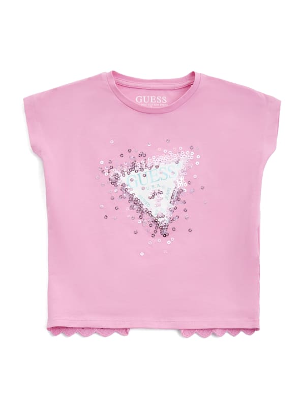 Guess sequin 2025 t shirt