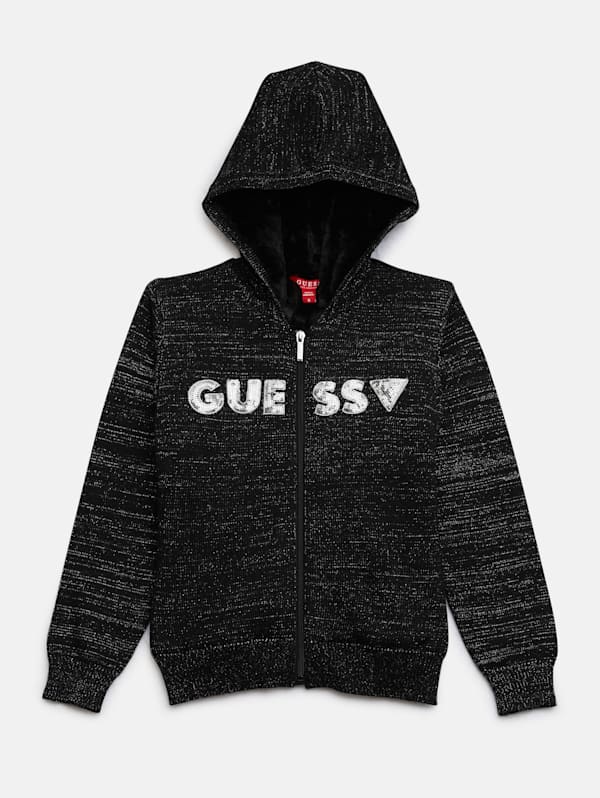 Martha Full Zip Hooded Sweater 2 6 GUESS Factory Ca